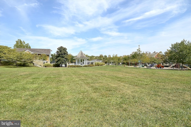 114 Lake St, Gaithersburg, MD 20878 - view of green lawn with a gazebo