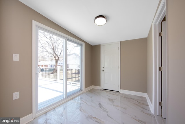 508 Vine St, Palmyra, NJ 08065 - foyer entrance with healthy amount of natural light and light marble finish floors