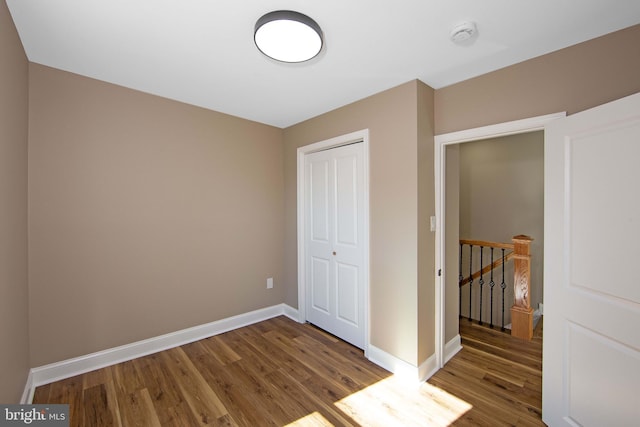 508 Vine St, Palmyra, NJ 08065 - unfurnished bedroom featuring wood finished floors and a closet