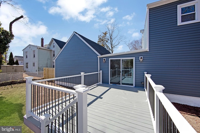 508 Vine St, Palmyra, NJ 08065 - view of wooden terrace