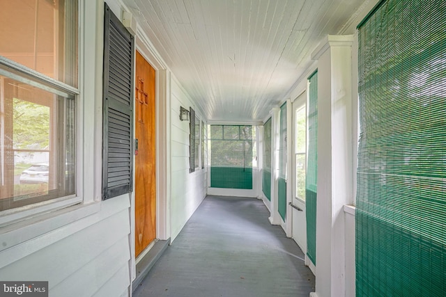 328 Spruce St, Bridgeton, NJ 08302 - corridor with wood ceiling
