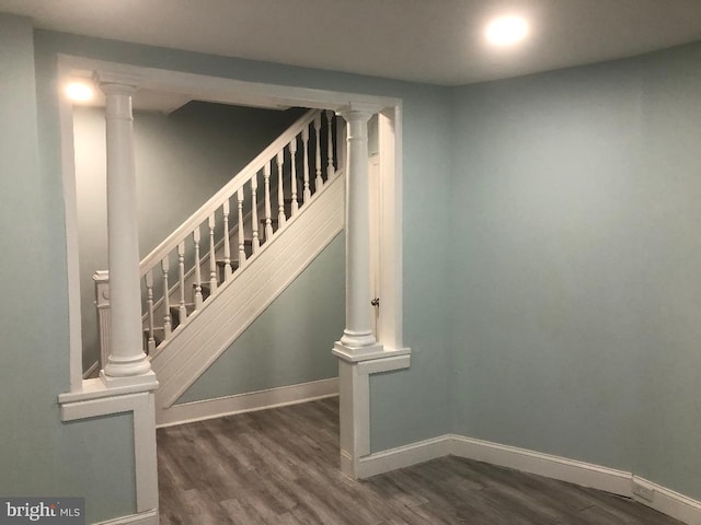 308 E 23rd St, Wilmington, DE 19802 - stairs featuring wood finished floors