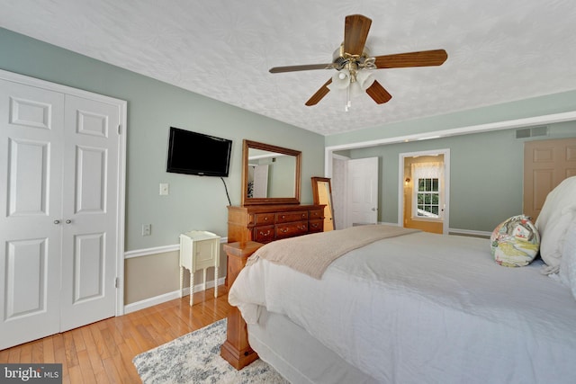 1092 Carriage Hill Pkwy, Annapolis, MD 21401 - bedroom with hardwood / wood-style floors and ceiling fan