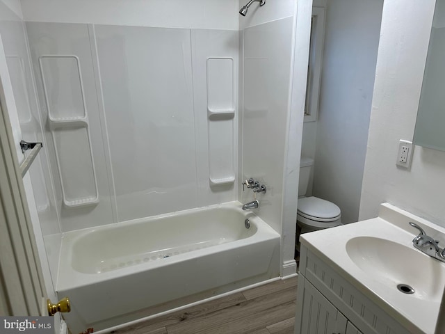 515 Dorsey, Essex, MD 21221 - full bath featuring shower / bathtub combination, wood finished floors, and vanity