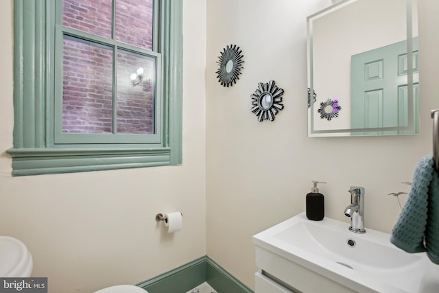 1240 Girard St NW, Washington, DC 20009 - half bath featuring toilet and vanity
