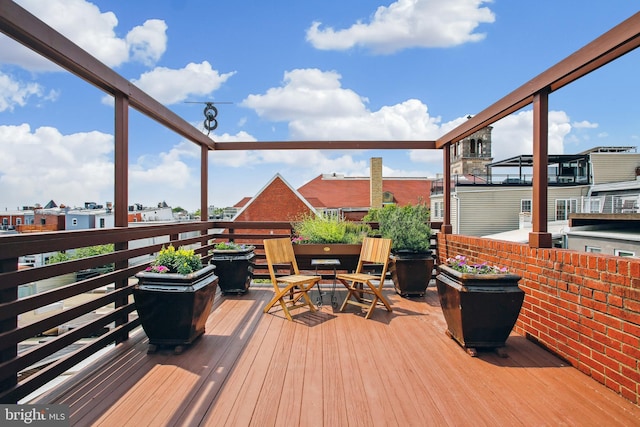 1240 Girard St NW, Washington, DC 20009 - view of wooden deck