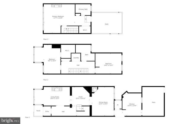 1240 Girard St NW, Washington, DC 20009 - view of home floor plan