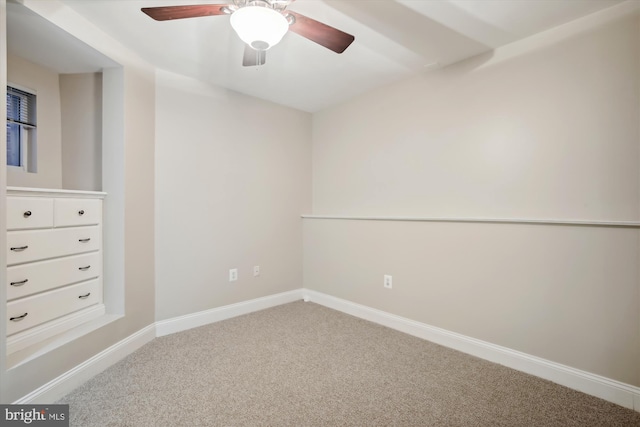 1240 Girard St NW, Washington, DC 20009 - unfurnished bedroom featuring carpet and a ceiling fan