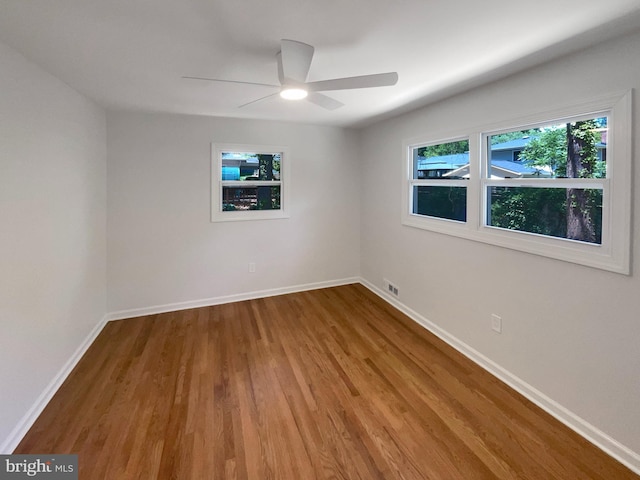 7804 Alberta Ct, Springfield, VA 22152 - unfurnished room featuring wood finished floors and ceiling fan