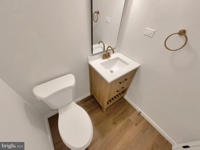 7804 Alberta Ct, Springfield, VA 22152 - bathroom featuring vanity and wood finished floors
