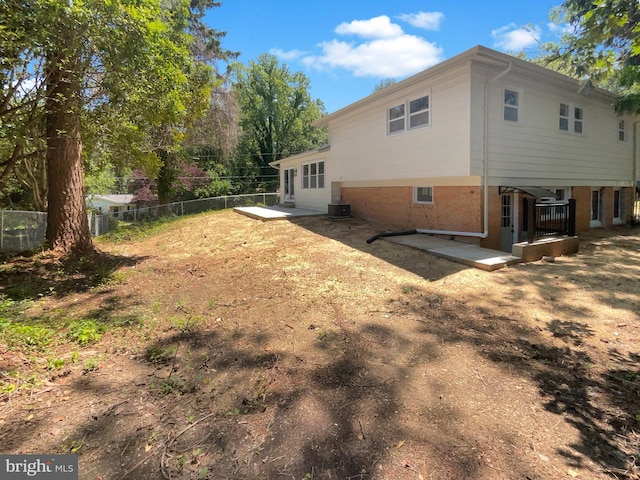 7804 Alberta Ct, Springfield, VA 22152 - rear view of house with brick siding