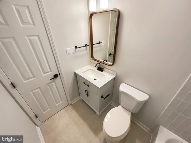 7804 Alberta Ct, Springfield, VA 22152 - full bathroom featuring vanity and a tub to relax in
