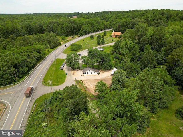 10800 Merrimack Pl, Newburg, MD 20664 - aerial view of property and surrounding area with a heavily wooded area