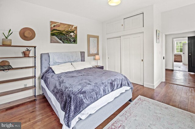 1498 Mckinstrys Mill Rd, Union Bridge, MD 21791 - bedroom featuring wood-type flooring and a closet