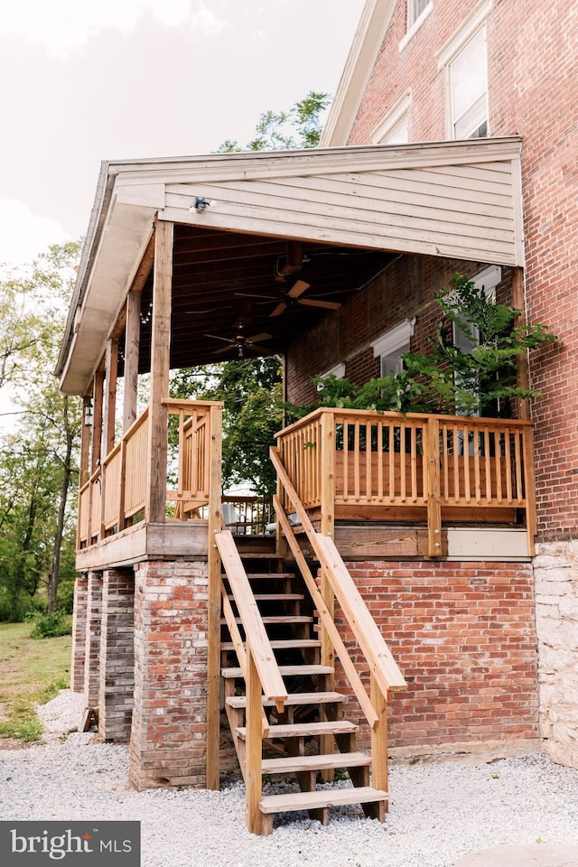 1498 Mckinstrys Mill Rd, Union Bridge, MD 21791 - view of playground featuring ceiling fan and stairs