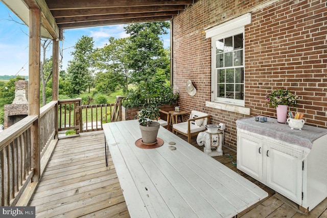 1498 Mckinstrys Mill Rd, Union Bridge, MD 21791 - view of deck