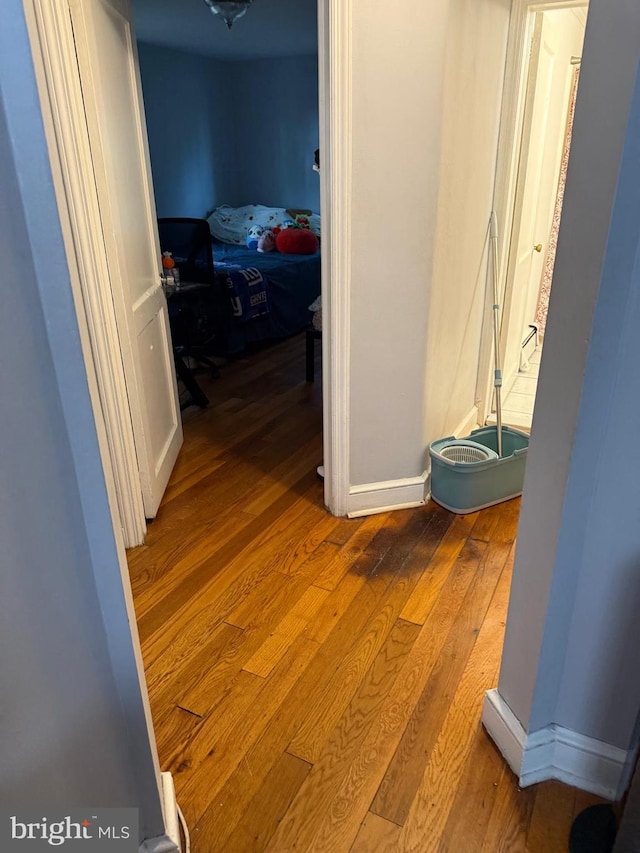 2212 Cove Rd, Pennsauken, NJ 08110 - hallway with wood-type flooring