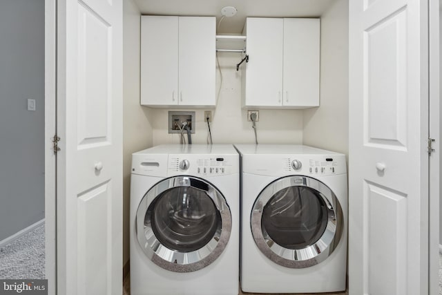 9810 Kingsbridge Dr Unit 102, Fairfax, VA 22031 - laundry room with separate washer and dryer and cabinet space