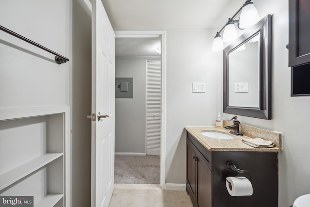 9810 Kingsbridge Dr Unit 102, Fairfax, VA 22031 - bathroom with vanity and electric panel
