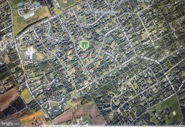 21 Long Ln, Malvern, PA 19355 - aerial overview of property's location