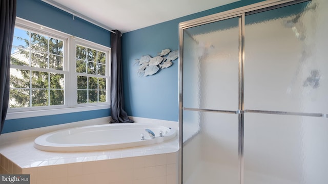 5510 Haverhill Ln, Doylestown, PA 18902 - bathroom with a stall shower and a bath