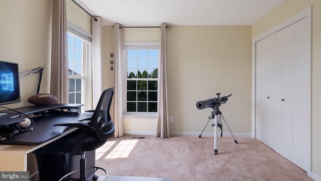 5510 Haverhill Ln, Doylestown, PA 18902 - office area with carpet flooring and baseboards