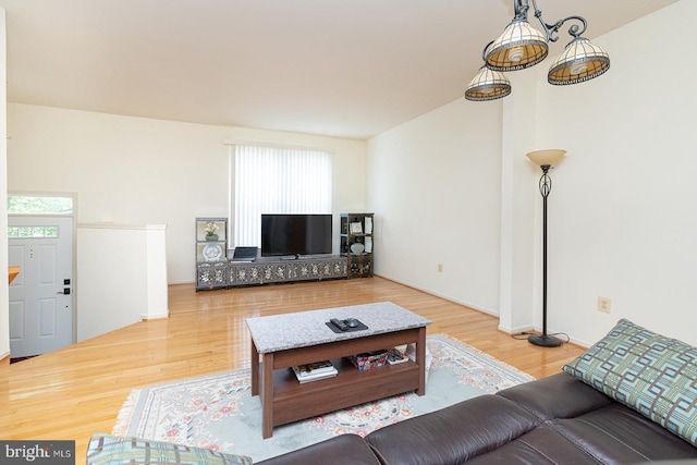 5819 Stream Pond Ct, Centreville, VA 20120 - living room with wood finished floors