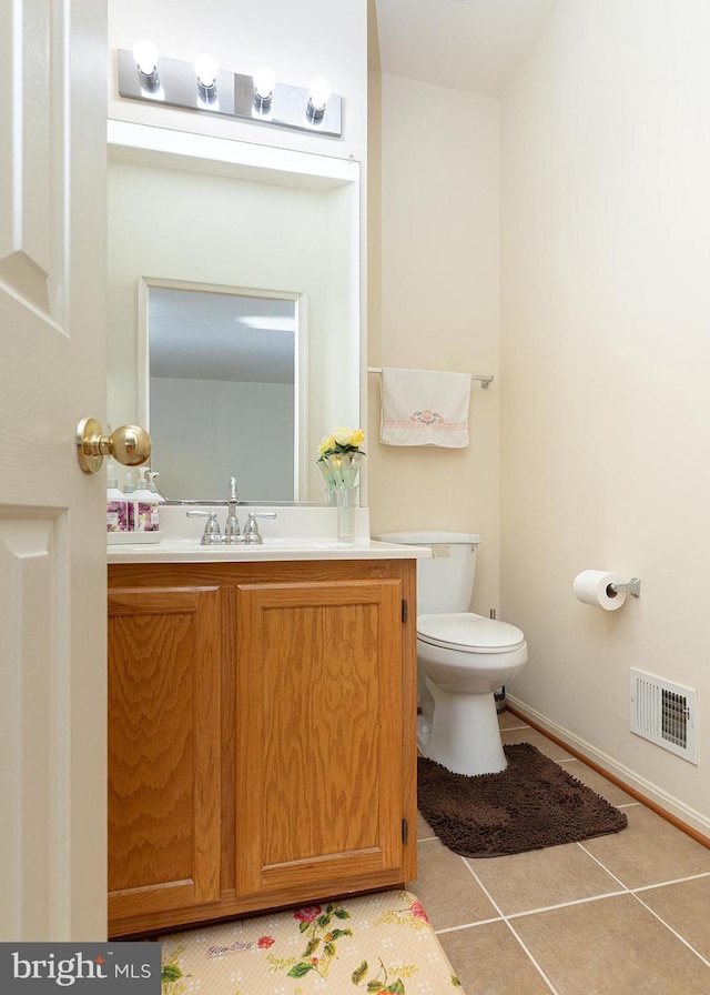 5819 Stream Pond Ct, Centreville, VA 20120 - bathroom with vanity and tile patterned floors