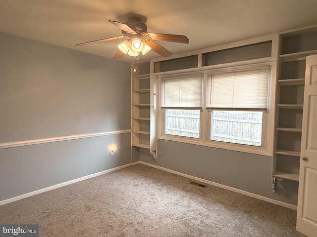 52 Henderson Ln, Willingboro, NJ 08046 - spare room with a ceiling fan and carpet