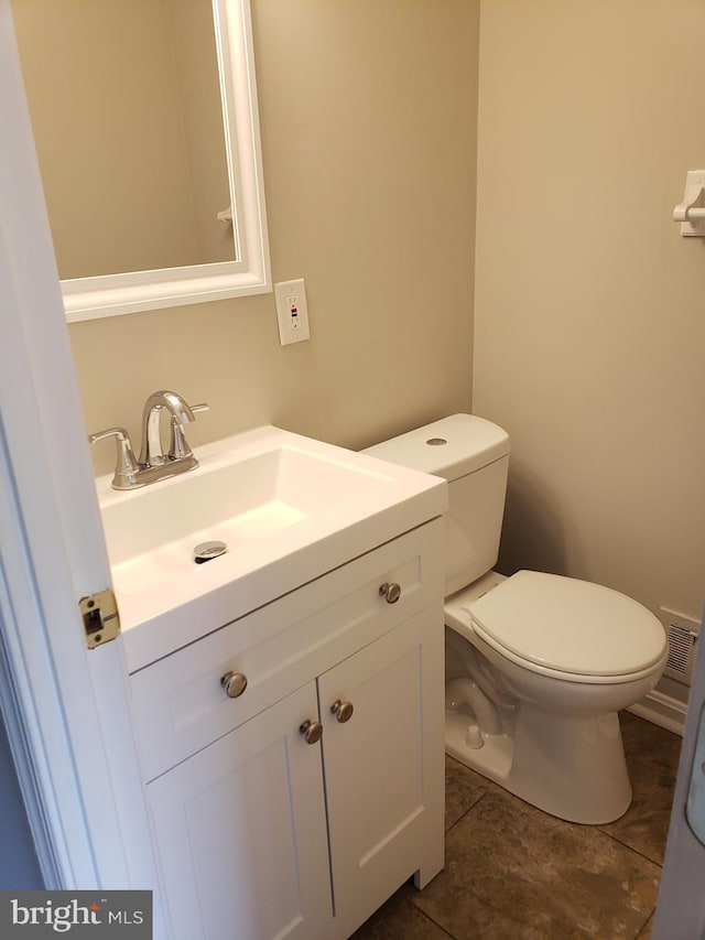 760 Princeton Pl Unit 1-760, Rockville, MD 20850 - half bathroom featuring vanity and tile patterned flooring