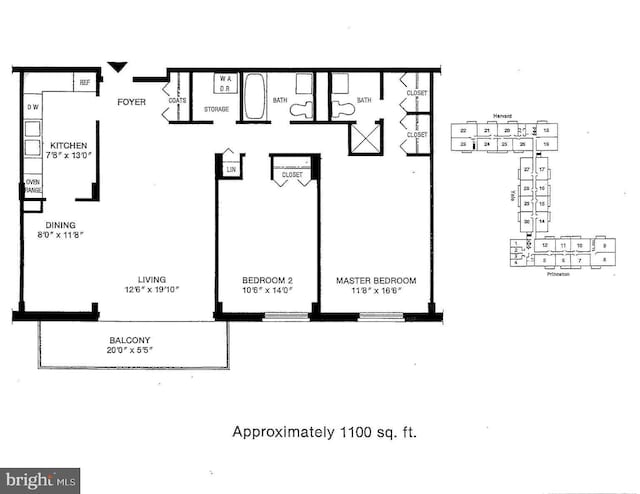 801 Yale Ave Unit 827, Swarthmore, PA 19081 - view of home floor plan
