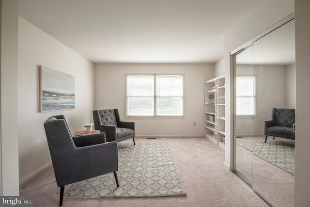 505 Country Pointe Cir, Perkasie, PA 18944 - sitting room with carpet floors and baseboards