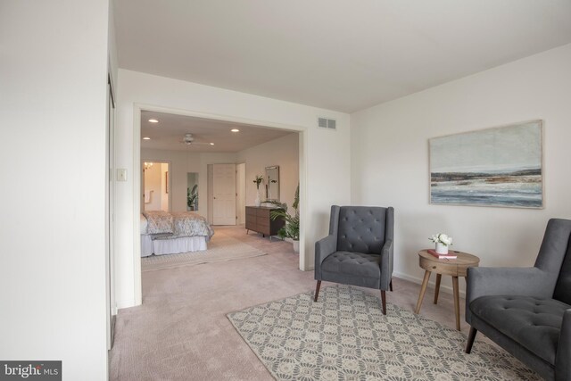 505 Country Pointe Cir, Perkasie, PA 18944 - living area with carpet flooring and recessed lighting