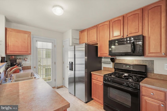 2044 Astilbe Way Unit 2044, Odenton, MD 21113 - kitchen featuring black appliances and light countertops