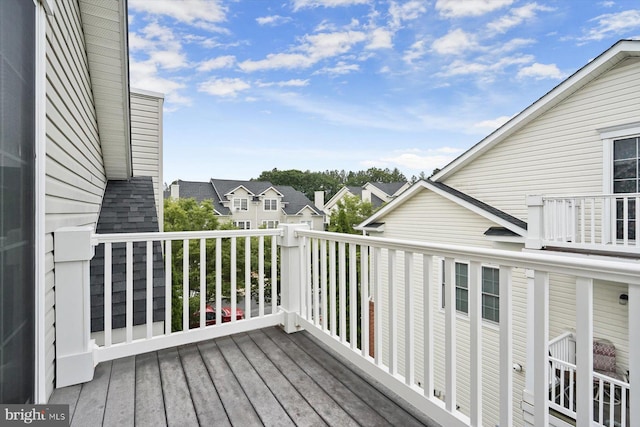 2044 Astilbe Way Unit 2044, Odenton, MD 21113 - wooden deck featuring a residential view