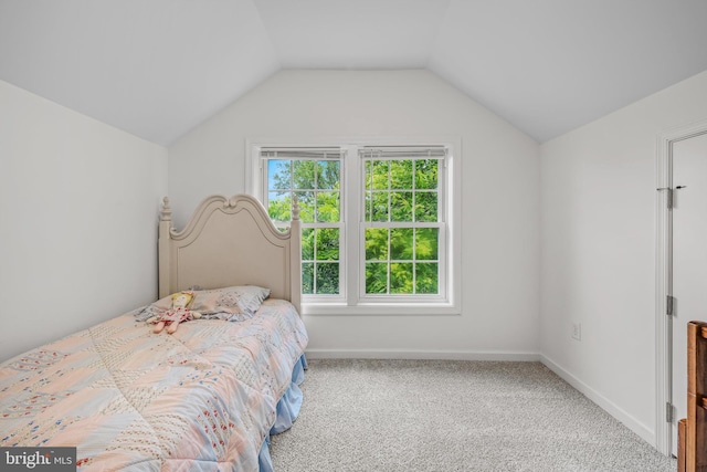 9434 Winchester Ave, Bunker Hill, WV 25413 - carpeted bedroom with vaulted ceiling and baseboards