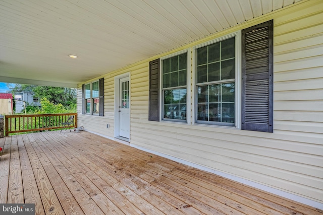 9434 Winchester Ave, Bunker Hill, WV 25413 - view of wooden terrace