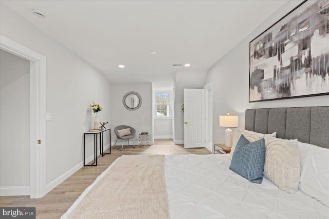 1705 Corwin Dr, Silver Spring, MD 20910 - bedroom with light wood-type flooring and recessed lighting