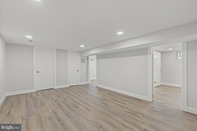 1705 Corwin Dr, Silver Spring, MD 20910 - finished below grade area featuring wood finished floors and recessed lighting