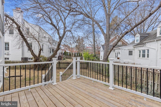 1705 Corwin Dr, Silver Spring, MD 20910 - deck featuring a residential view