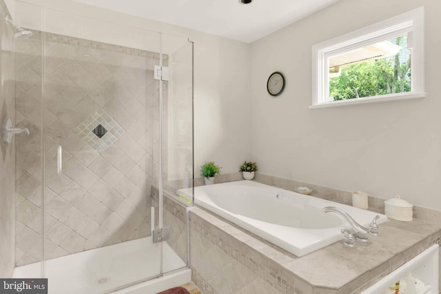 10135 Spring Pools Ln, Columbia, MD 21044 - full bath featuring a garden tub and a shower stall