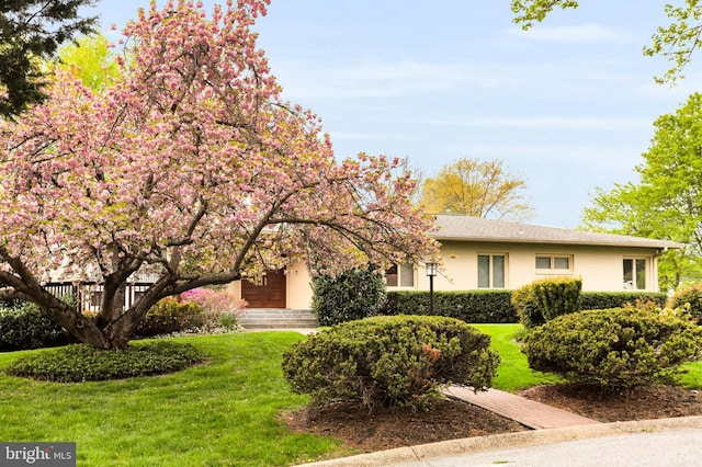 10135 Spring Pools Ln, Columbia, MD 21044 - view of front of home with a front lawn