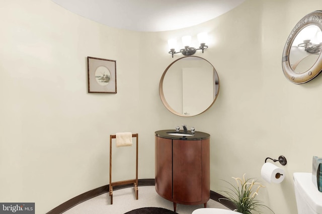 10135 Spring Pools Ln, Columbia, MD 21044 - half bathroom featuring toilet and vanity