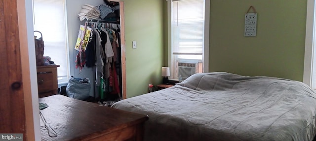 106 Center St, Manns Choice, PA 15550 - bedroom with a closet, multiple windows, and cooling unit