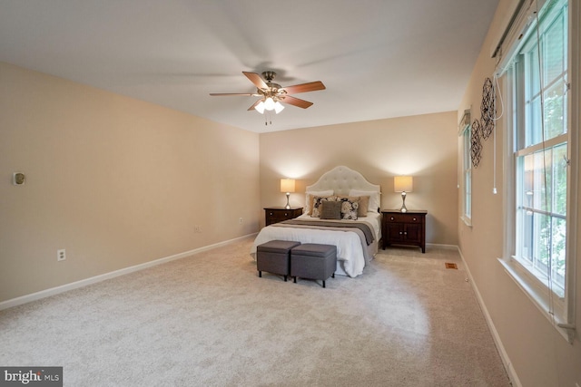 1429 Valley Mill Ct, Herndon, VA 20170 - bedroom featuring carpet flooring and a ceiling fan