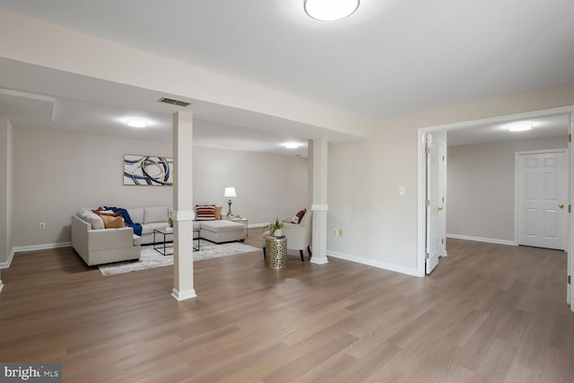 1429 Valley Mill Ct, Herndon, VA 20170 - living room with light wood-type flooring