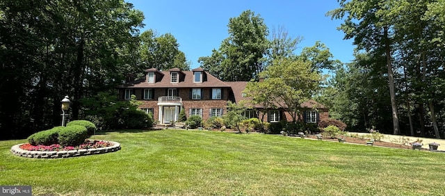 7 Hidden Springs Ln, Hightstown, NJ 08520 - colonial inspired home with a front lawn and brick siding