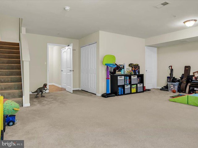 44 Munro Rd, Newark, DE 19711 - recreation room featuring carpet floors and baseboards