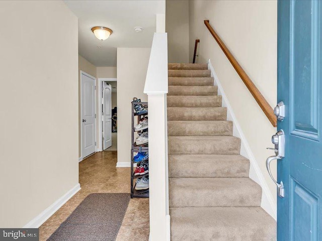 44 Munro Rd, Newark, DE 19711 - stairs with baseboards