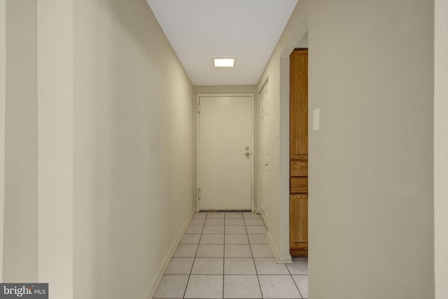 615 Center St Unit T3, Herndon, VA 20170 - hallway with baseboards and light tile patterned flooring